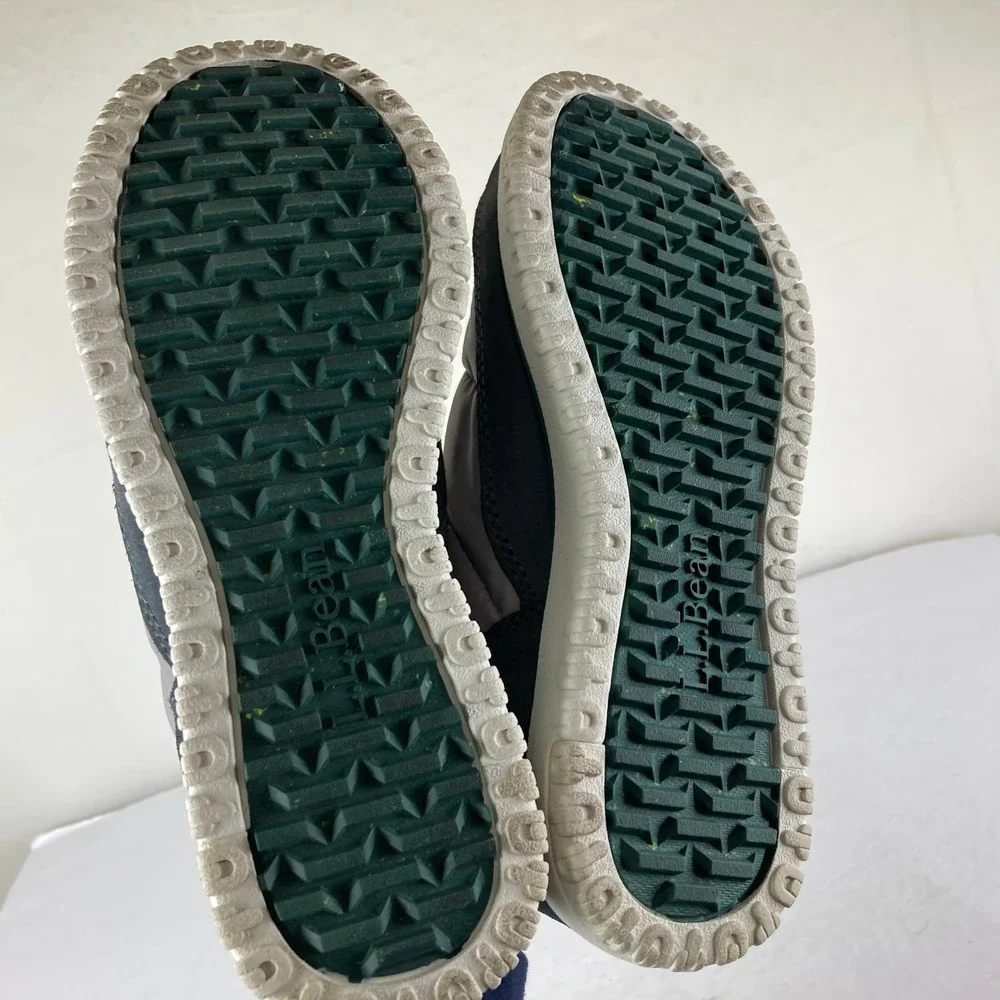 LL Bean Mountain Classic Puffer Boots Womens 6 Gray Green Gorpcore Rain Snow